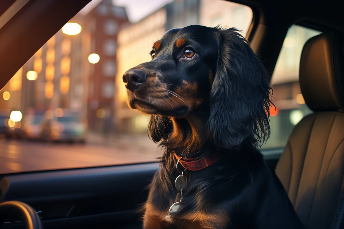 Hyundai Palisade back seat cover for Gordon Setters