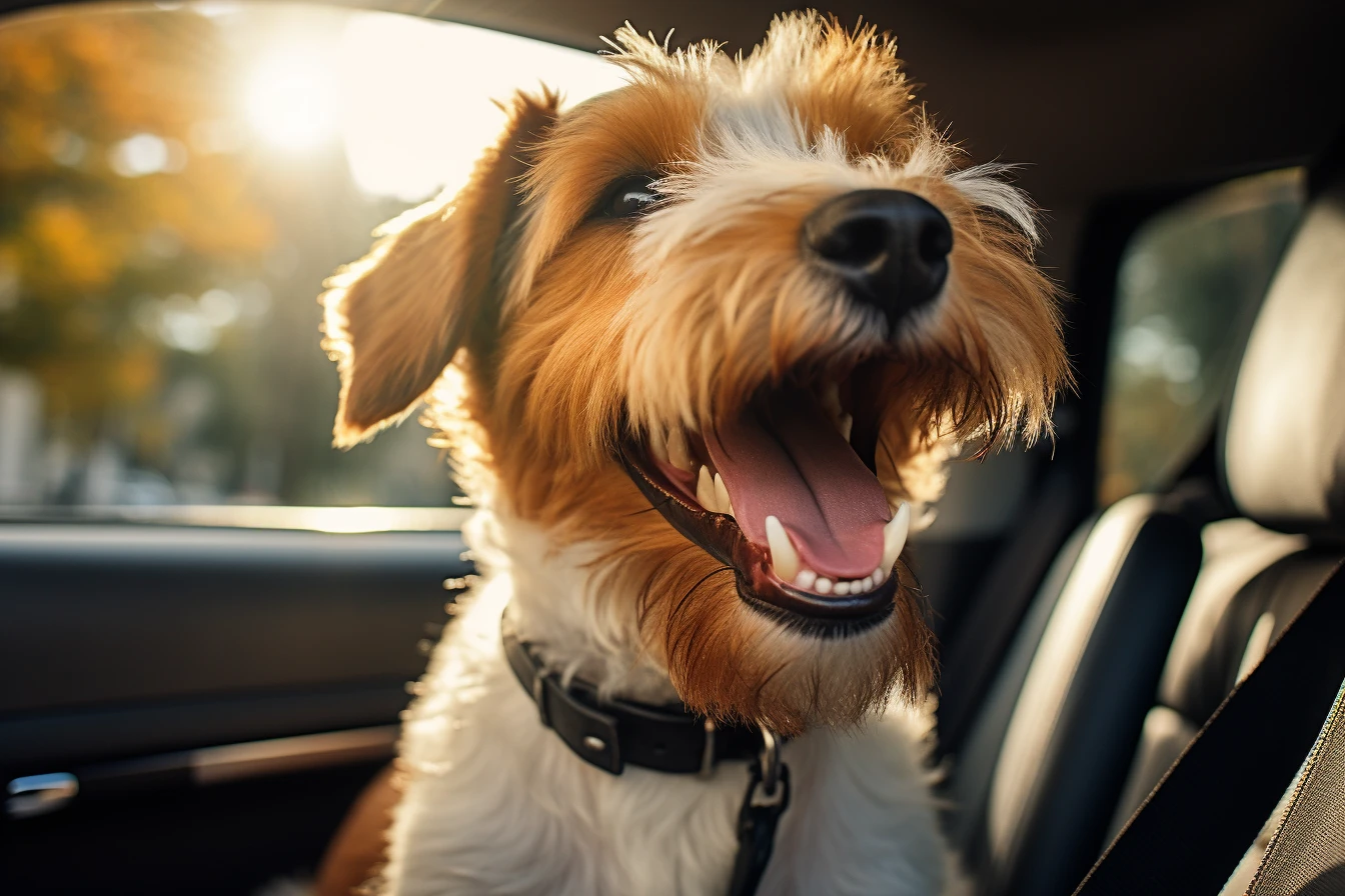 Mercedes-Benz GLC Dog Carrier Car Seat for Kromfohrlander
