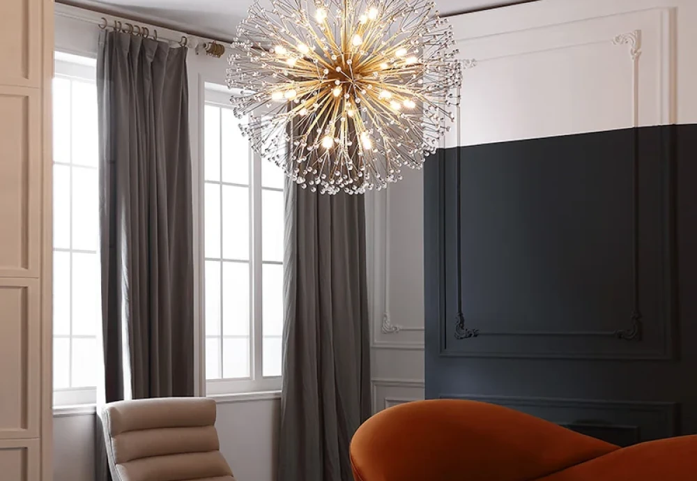 ceiling mount crystal chandelier