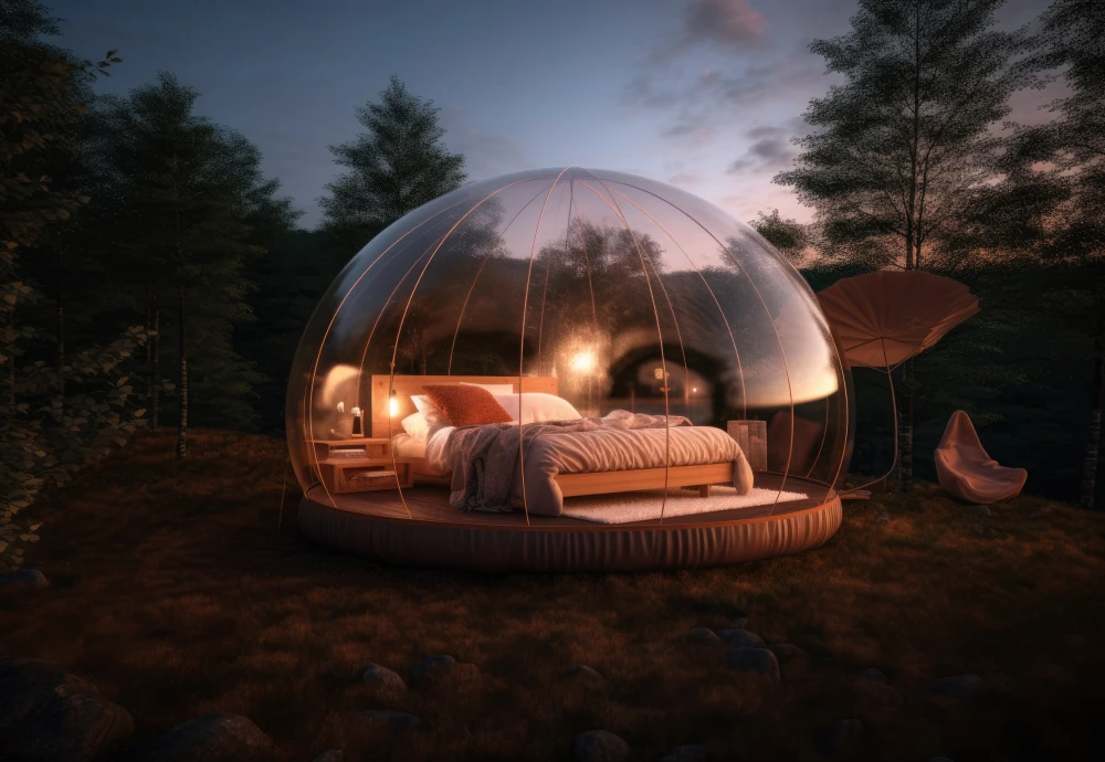 how do bubble tents work