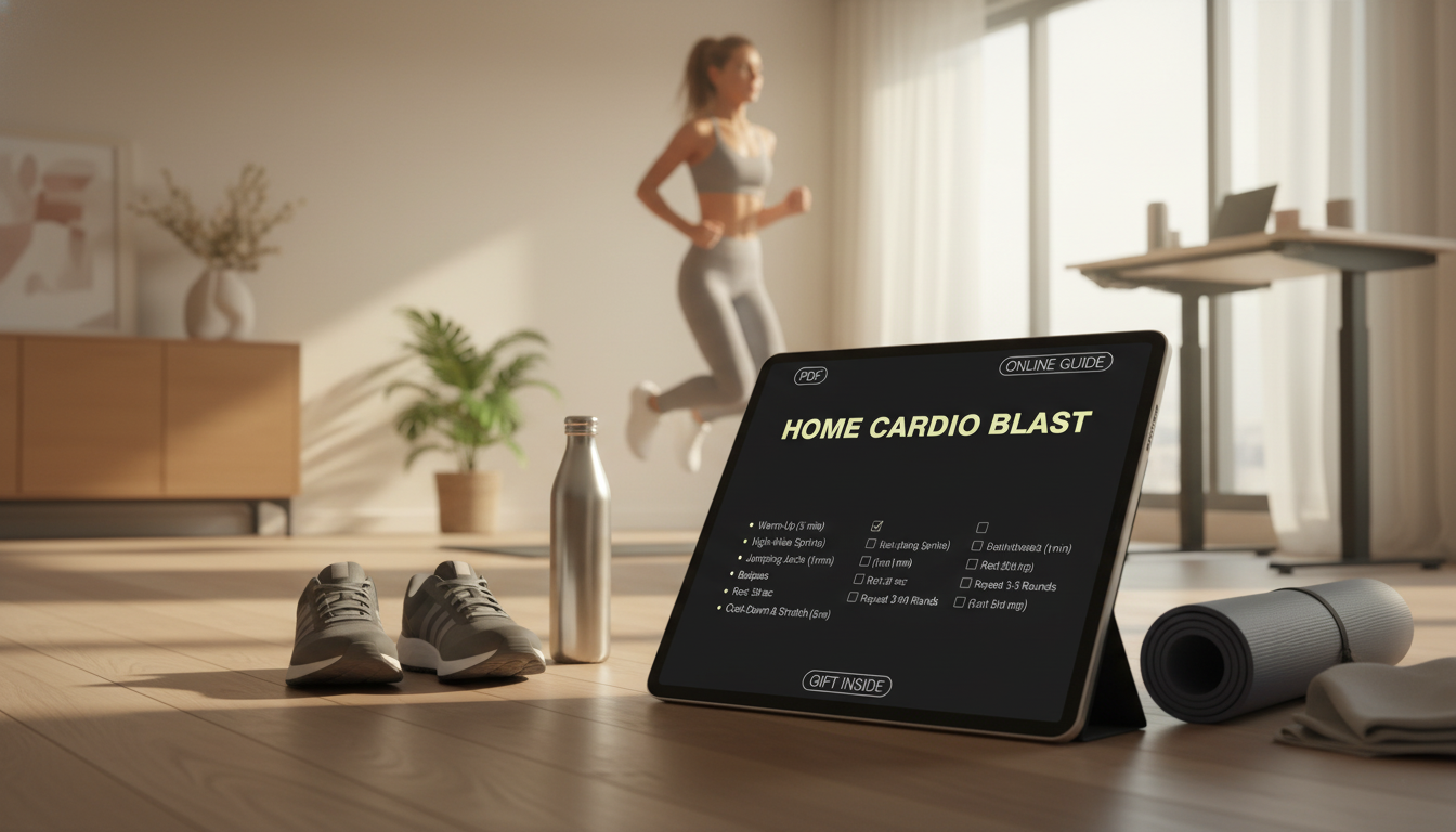Home Cardio Checklist: 10–30 Min At-Home Cardio Plan