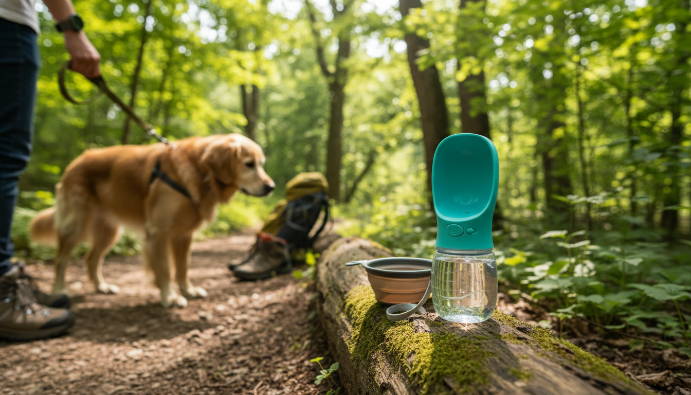Portable Pet Water Bottle Tips for Walks, Hikes & Travel