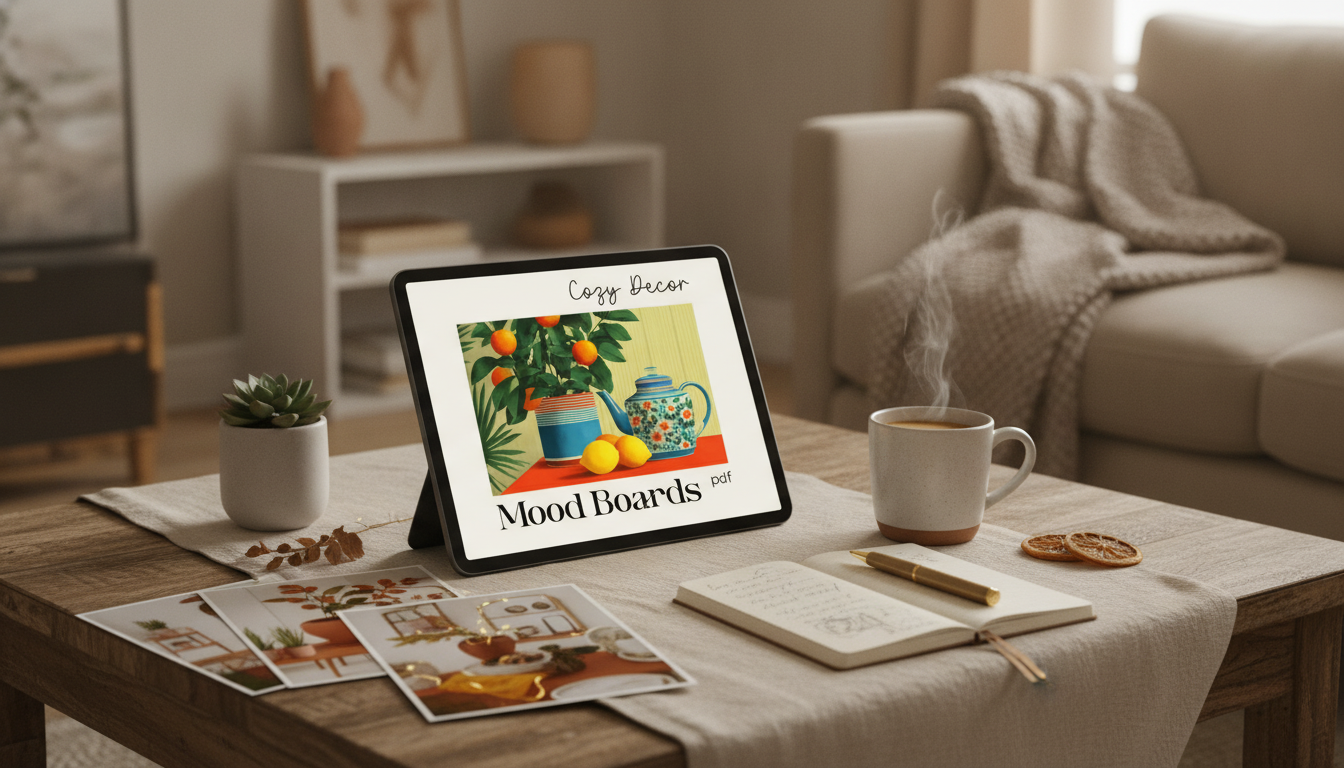 Cozy AI Mood Boards for Table Decor: Checklist & Workflow