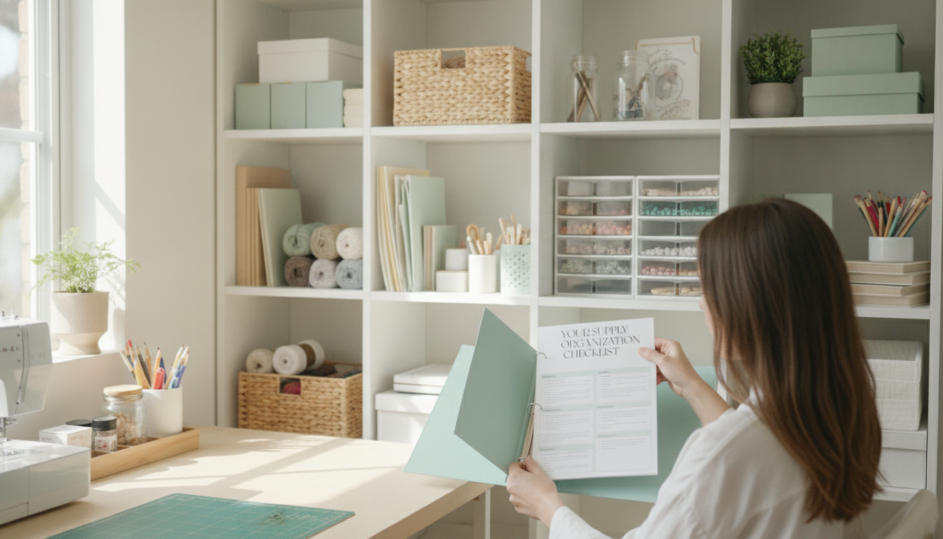 Organize Craft Supplies Fast: A Reset-to-Maintain System