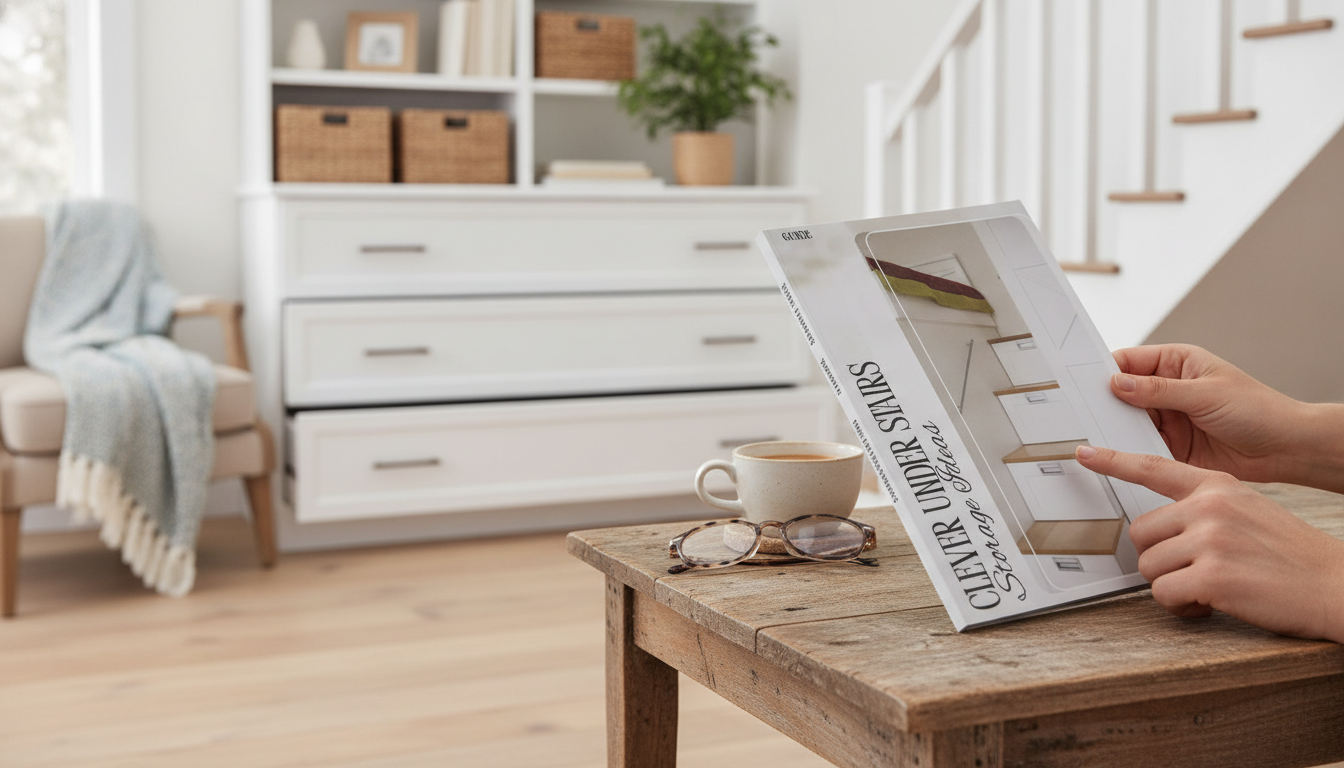 Under-Stairs Storage for Small Spaces: Drawers, Shelves