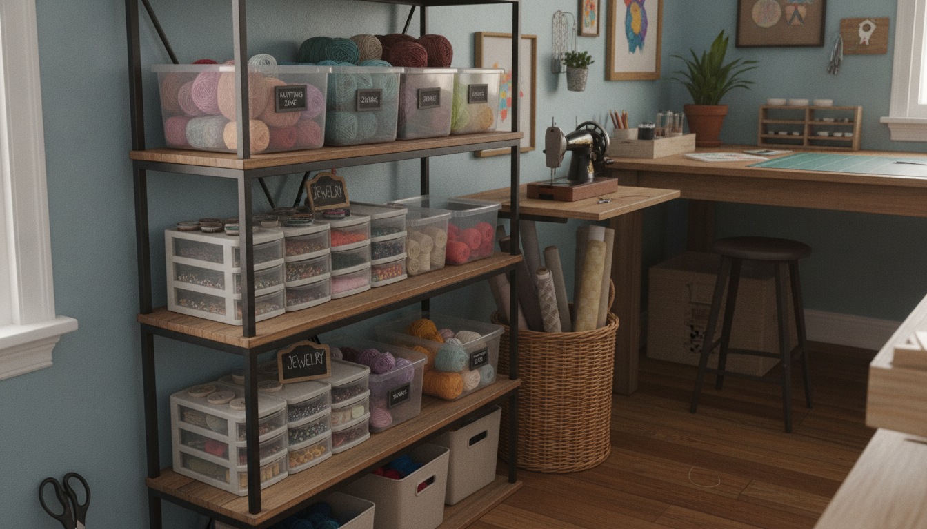 Organize a Multi-Craft Room: Zones, Storage & Reset
