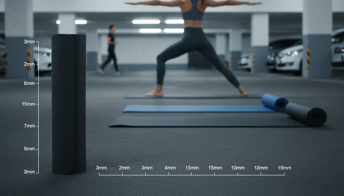 Exercise Mat Thickness in mm: 3–15 mm Guide