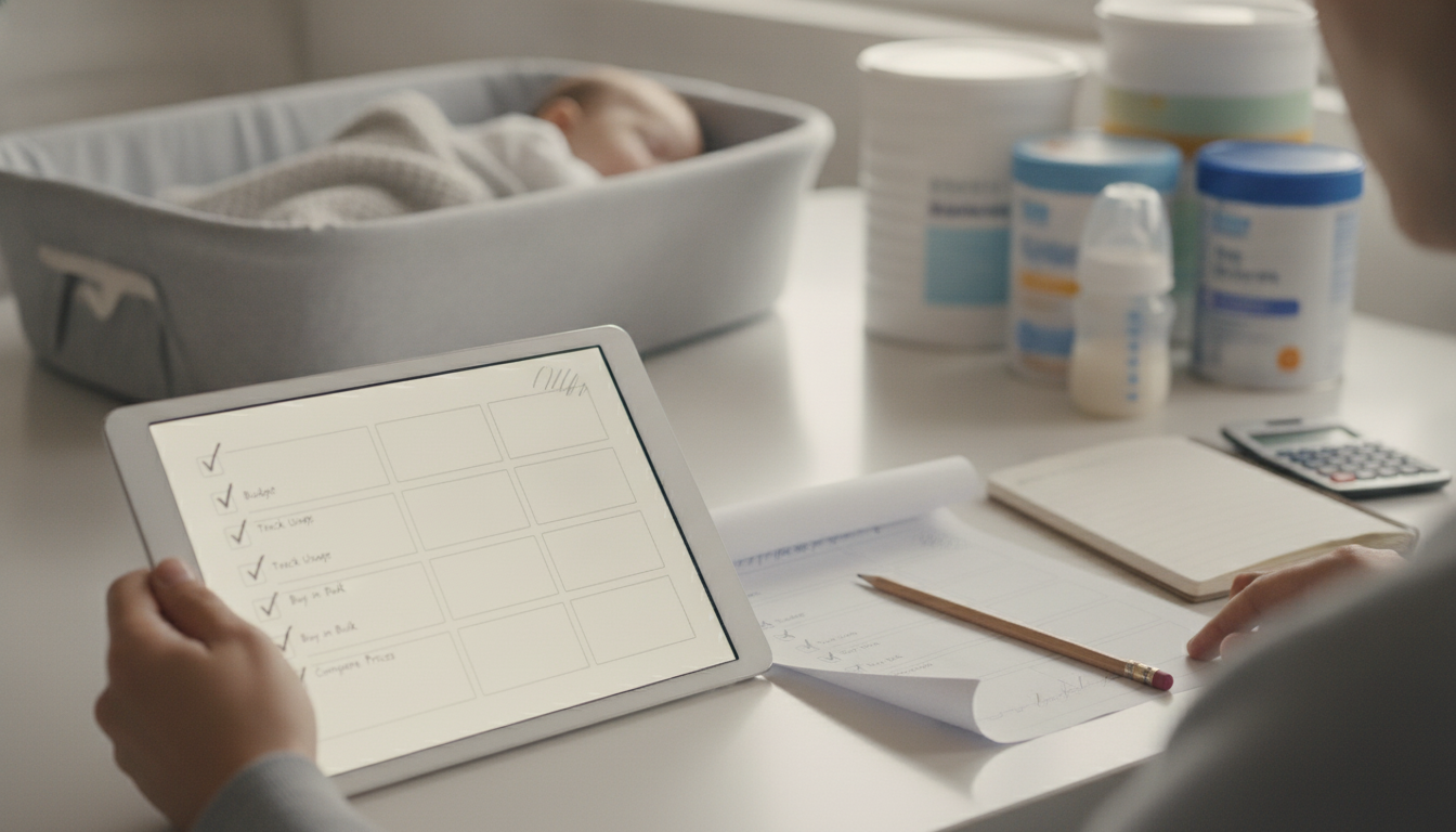 Baby Formula Savings Checklist: Budget, Track, Waste Less
