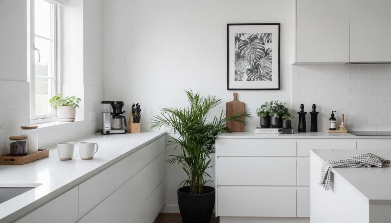 Clutter-Free Kitchen Countertops: Zones, Style & Reset