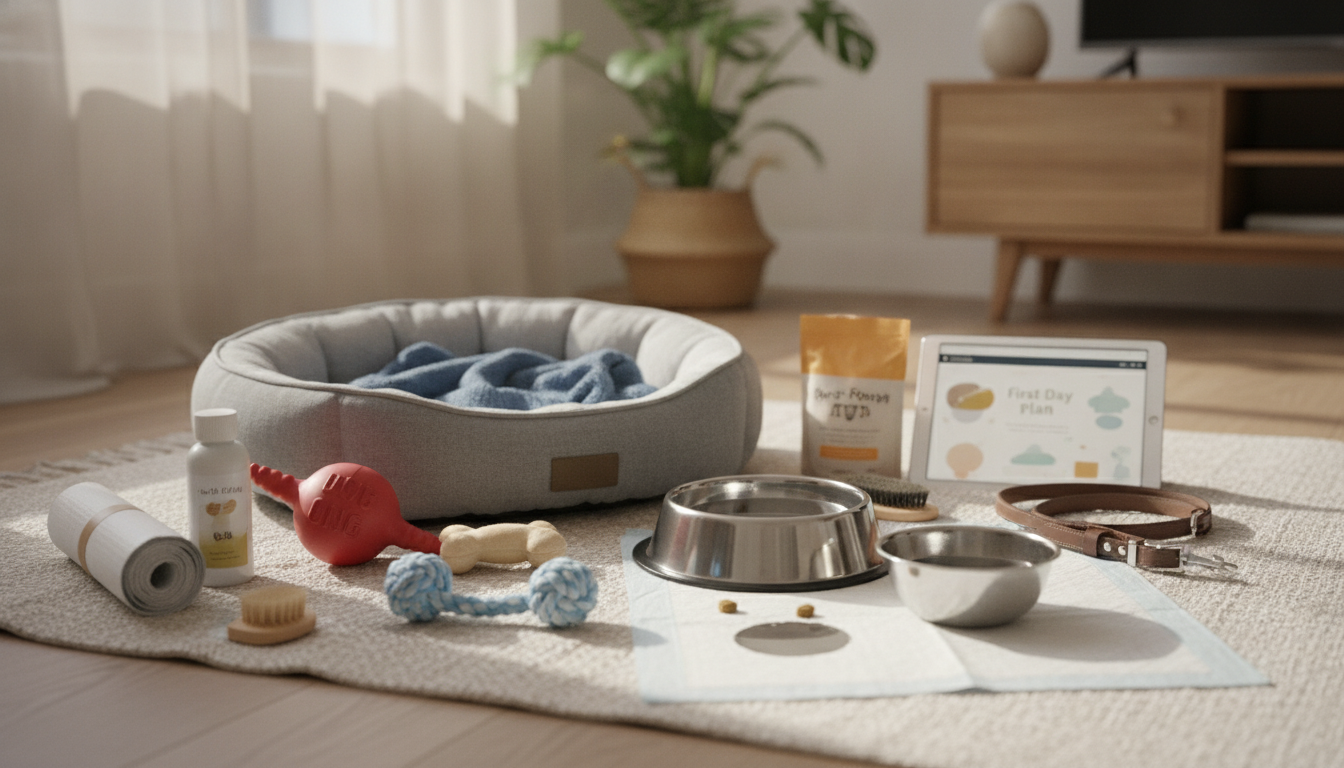 New Puppy First Day: Essentials and Calm 24-Hour Plan