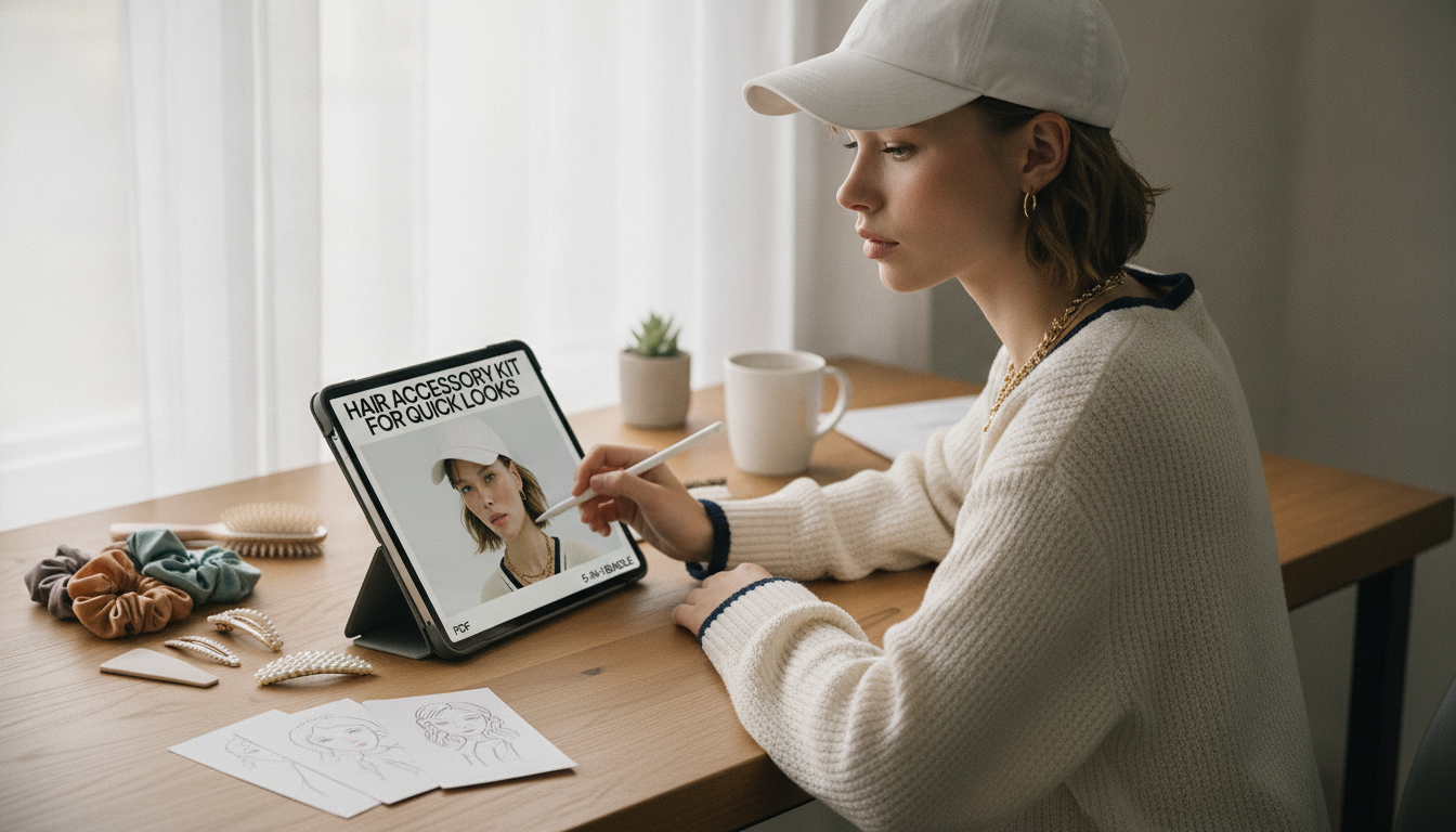 Quick, Polished Hair: 5-in-1 Digital Accessory Kit
