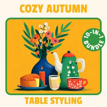 Warm Minimal Fall Tablescape: Simple Thanksgiving Style